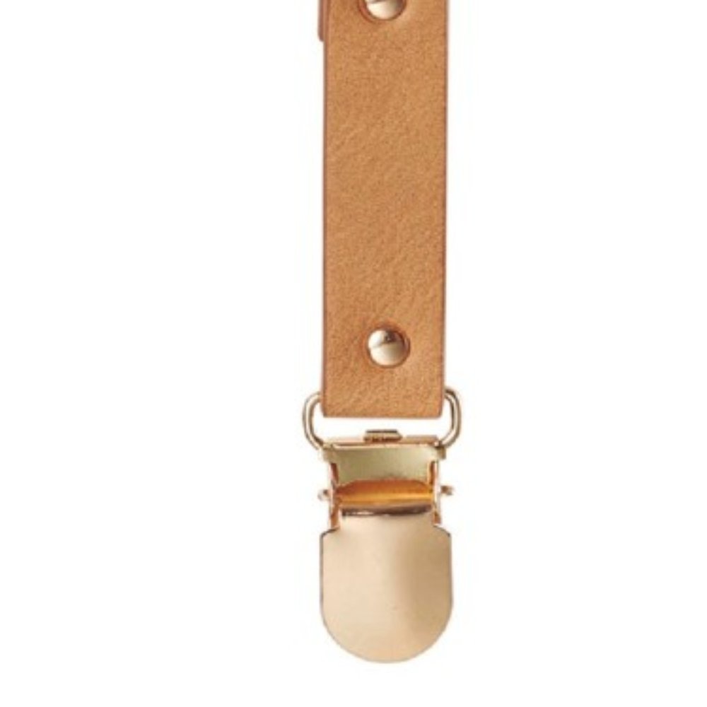 BIJOUX new SUSPENDER BELT & GARTERS 'MAZE' One Size NWT Tan Brown SEXY! gift - Picture 7 of 8